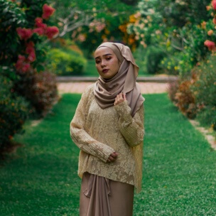a woman wearing a hijab